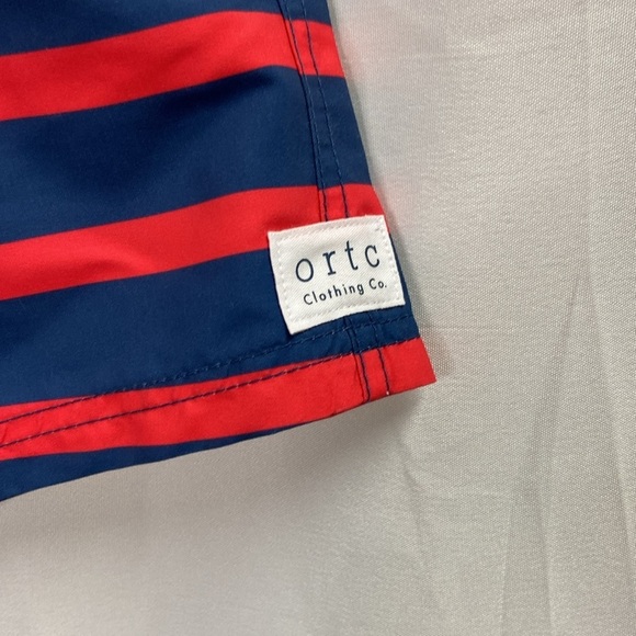 ORTC Port Willunga Stripe Swim Trunks Red & Blue Size XS (28) NWT - Picture 6 of 7